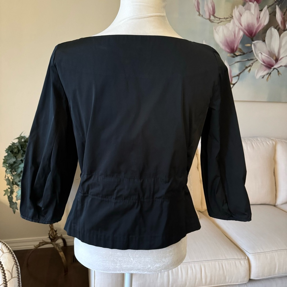 Theory Cropped Belted Blazer - Picture 7 of 16